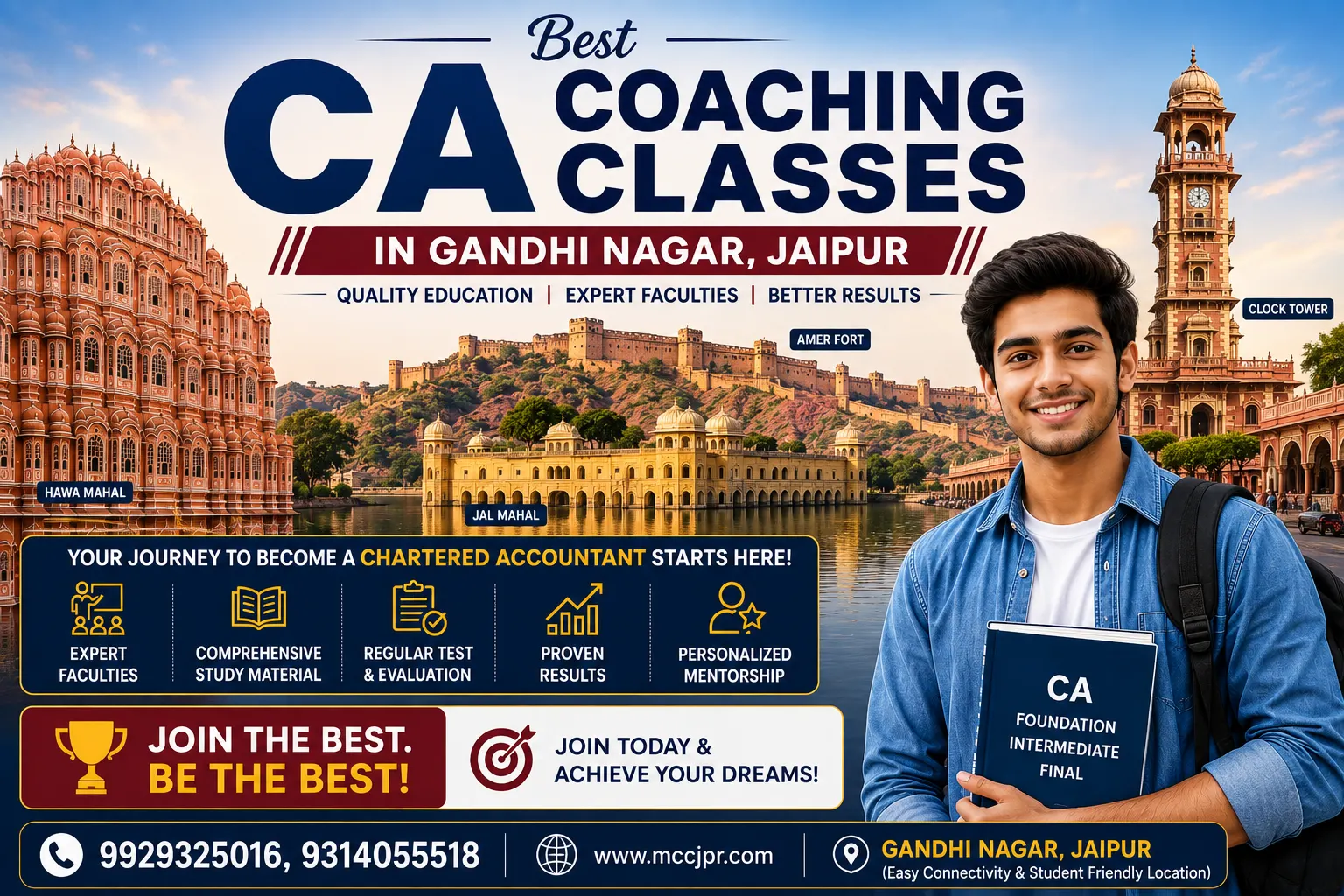 Best CA Coaching Classes in Gandhi Nagar, Jaipur