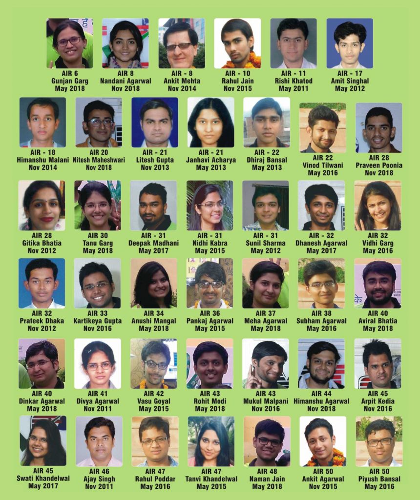 CA Final toppers from MCC