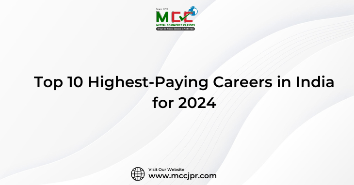 Top 10 Highest-Paying Careers in India for 2024